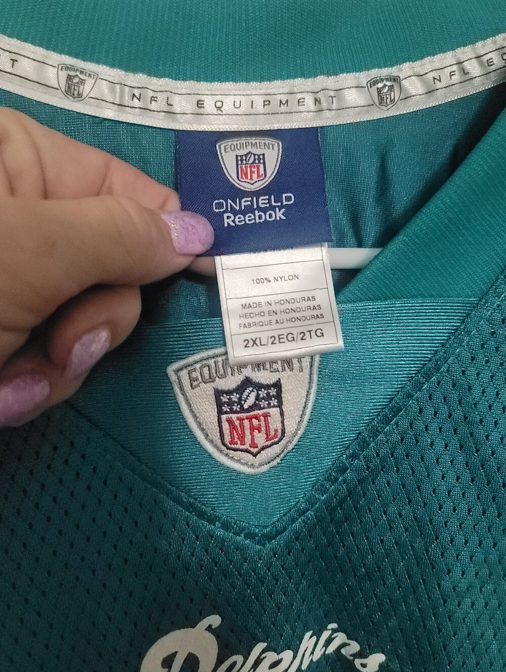 MIAMI DOLPHINS RARE MCMANUS JERSEY 2X NFL - Picture 3 of 8
